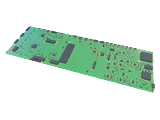 Hauksbee's own 3D render of the MNT Reform motherboard.